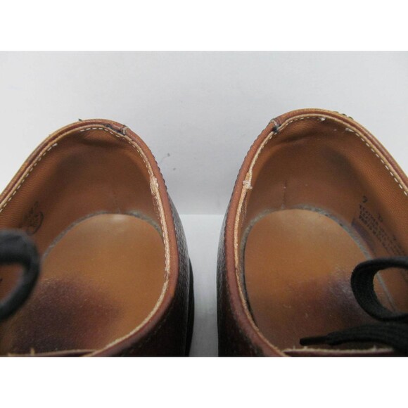 Redwing 9340 Vintage Mens Brown Pebbled Leather Apron Toe Derbys Size US 9 D main image 5